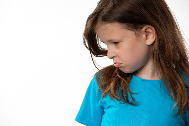 istock Portrait of a sad child 1405280469