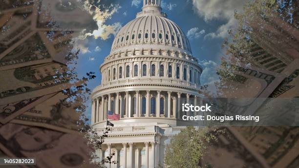 American Politics And Policy Money Stock Photo - Download Image Now - Politician, Corruption, Architecture