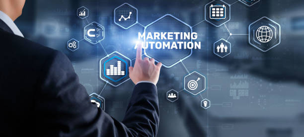 istock Marketing automation concept. Business Technology Internet and network 1405285161