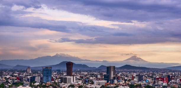 istock Panoramic photo of mexico city 1405286377