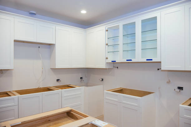 istock Assembly and installation of modern kitchen cabinets 1405286443