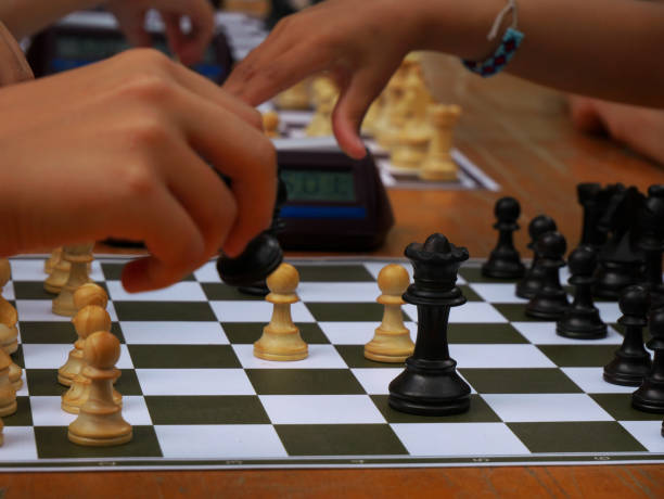 istock View of a chess game during a tournament 1405288461