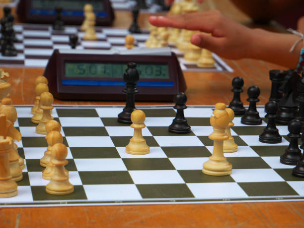 istock View of a chess game during a tournament 1405288463