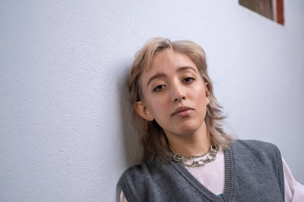istock Portrait of non binary person 1405294185