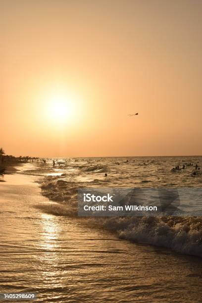 Sunset On Beach In Cuba Stock Photo - Download Image Now - Havana, Landscape - Scenery, Nature