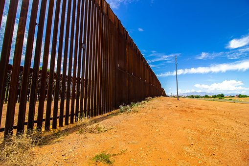The Arizona Border Wall Stretching Miles