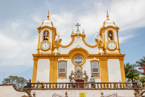 salvador, bahia, brazil - december 13, 2021: view of Nossa Senhora do Pilar and Santa Luzia Church in Salvador city