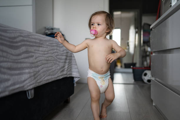 30+ Toddler Running Diaper Stock Photos, Pictures & Royalty-Free Images -  iStock