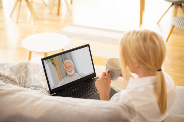 istock Doctor on video call with senior patient 1405306327