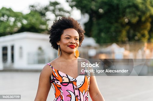 istock Woman on the way in the city 1405307119
