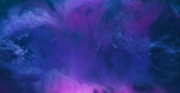 glitter cloud ink water drop white blue mist grain