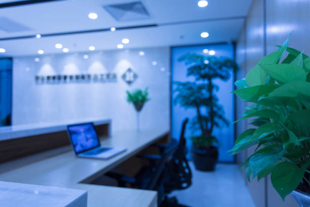 Front desk of modern office