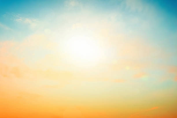 istock Relaxing outdoors vacation landscape concept: Abstract blurred sunlight beach colorful blurred bokeh background with retro effect autumn sunset sky have blue bright, white, and color orange calm. 1405332076