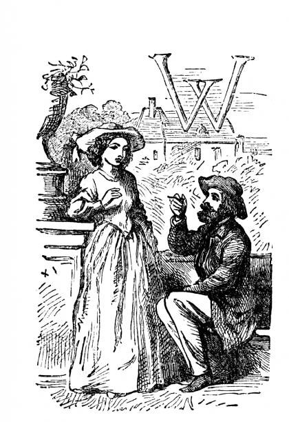 istock Man Shows Bad Manners in front of Woman 1405334041