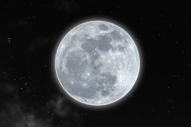 istock Full moon with stars on the sky at night. 1405334800