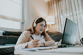 Enjoy master's degree online class at home.