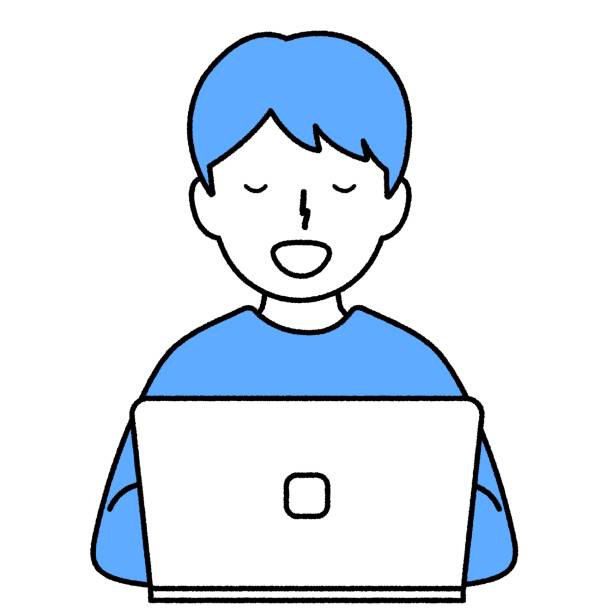 180+ Highschool Boy On Computer Stock Illustrations, Royalty-Free ...