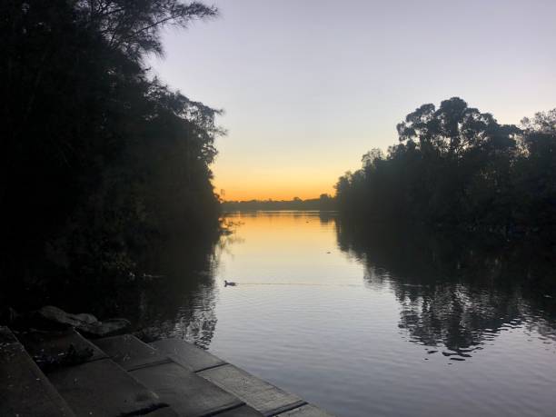 istock Sunset at Tharawal Bay 1405344747