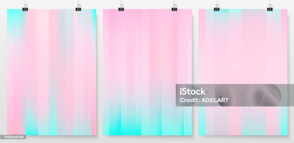 Poster Backdrop Design Poster Backgrounds Set Abstract Layouts Collection Cover Or Banner ...