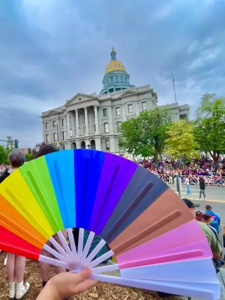 Denver State Capitol at the Denver PrideFest Parade LGBTQ
