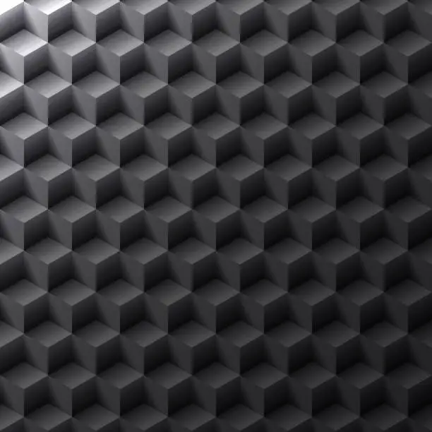 Vector illustration of Abstract gray background - Geometric texture