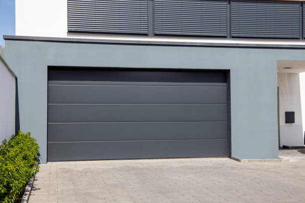 istock Modern new garage door (sectional door) 1405360877