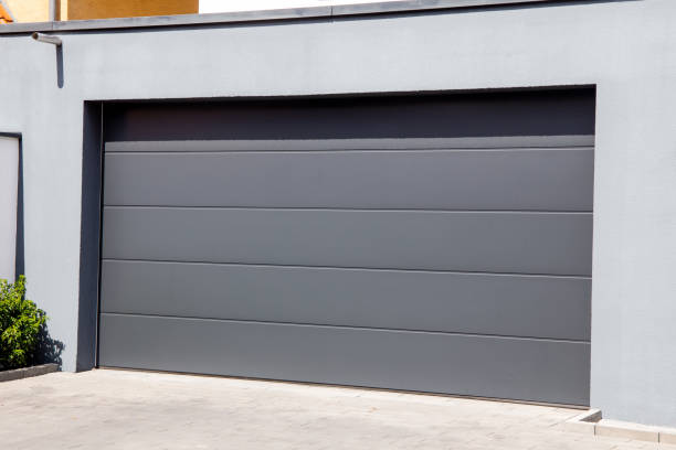 istock Modern new garage door (sectional door) 1405360889