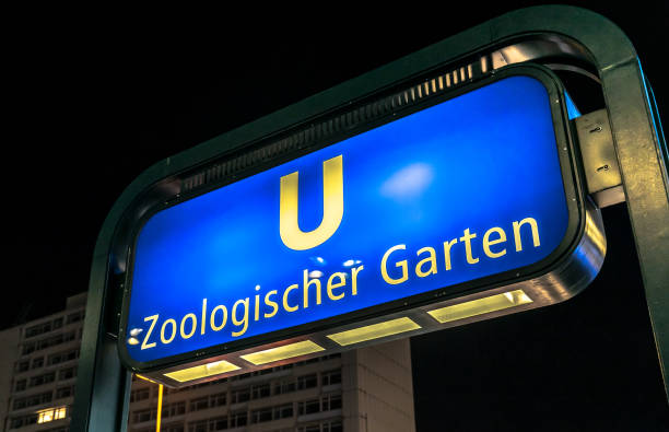 istock Low Angle View Of Information Sign Against Blue Sky At Night 1405372628