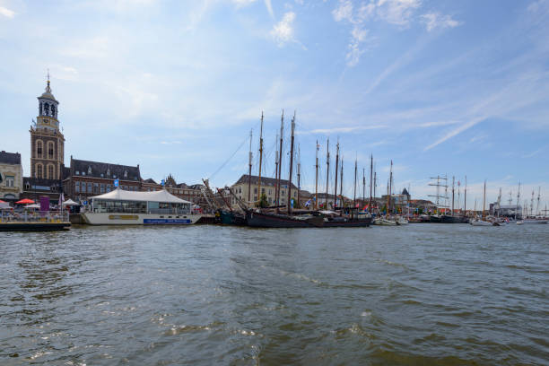 istock Traditional sailing ships during the Hanseatic Days in Kampen 1405379911