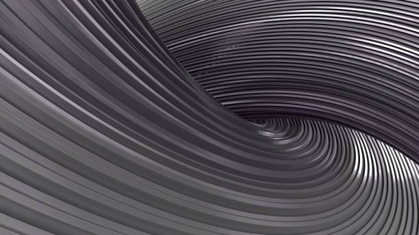 istock Abstract geometric wavy folds background 1405380323