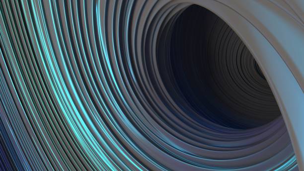 istock Abstract geometric twisted folds background 1405381194
