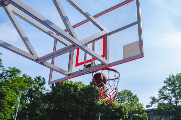 istock basketball hoop outdoors 1405391503