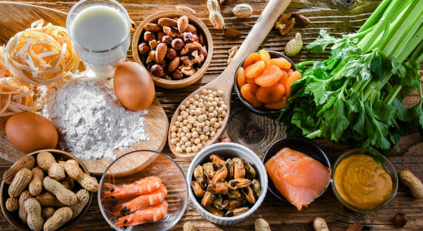 istock Composition with common food allergens 1405391520