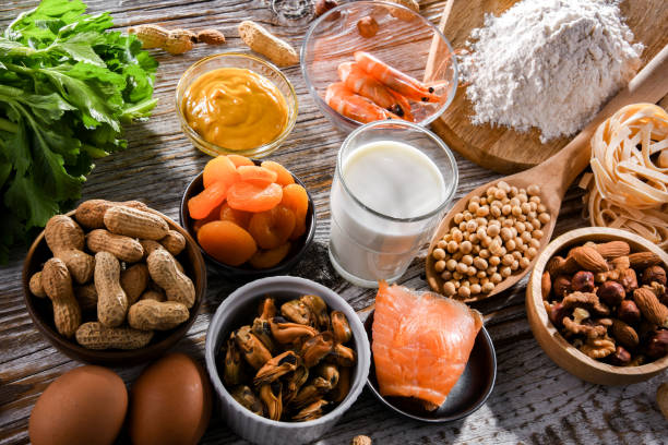 istock Composition with common food allergens 1405391583