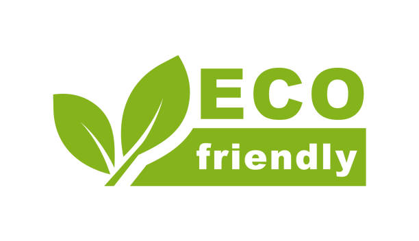 ilustrações, clipart, desenhos animados e ícones de etiqueta ecológica. logotipo ecológico. ícone do produto orgânico e natural. ilustração vetorial. - 100 organic