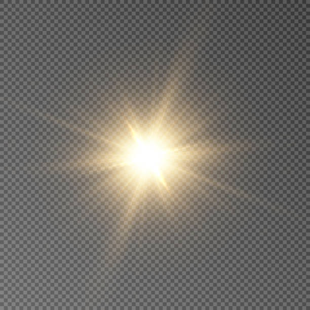 Sun Star Flare Png Stock Illustration - Download Image Now - Lens Flare,  Sun, Distress Flare - Istock