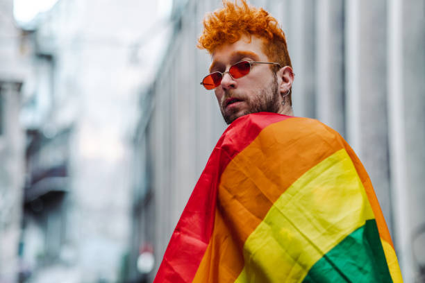 istock Gay man on the street 1405409494