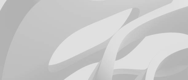 istock Abstract white and grey on light silver background modern design 3D Illustration 1405410681
