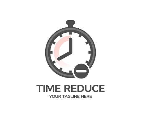 Time Reduce Visualization Time Reduce Stopwatch Cross Remove Time Time Saving Vector Design And ...