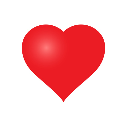 Heart icon. Vector illustration in HD very easy to make edits.