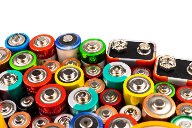 AA Size Battery isolated On White Background.