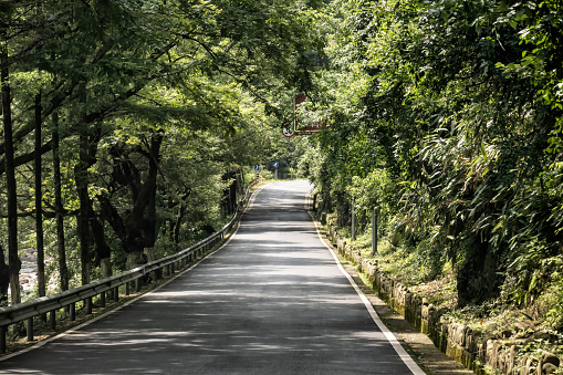 empty mountain road