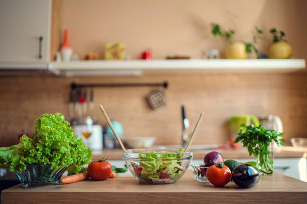 istock Preparing salad. Healthy eating concept 1405426849