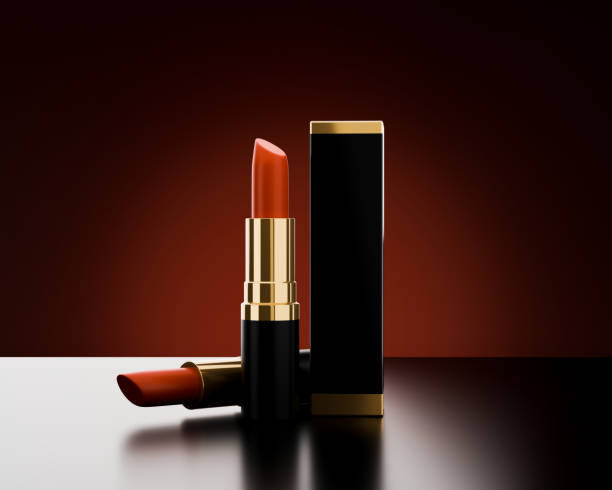 istock 3d illustration.lipstick product located on the floor 1405441909