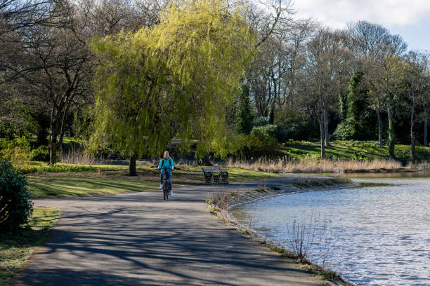 istock Cycling Through Green City 1405443496