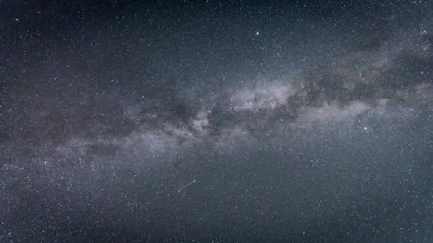 Photo of Dark night sky full of stars with milky way detail, wide shot, Slovakia, Europe