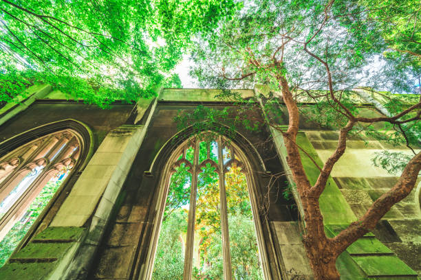 St. Dunstan in the East Courtyard, London