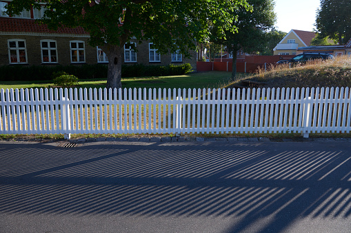 The traditional fence used in inner city Skagen. Most front yards have this kind of fence.