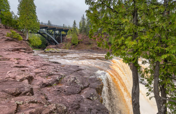 istock Gooseberry River and Gooseberry Falls 1405464495