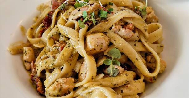 istock Chicken Pesto Tagliatelle 1405465406